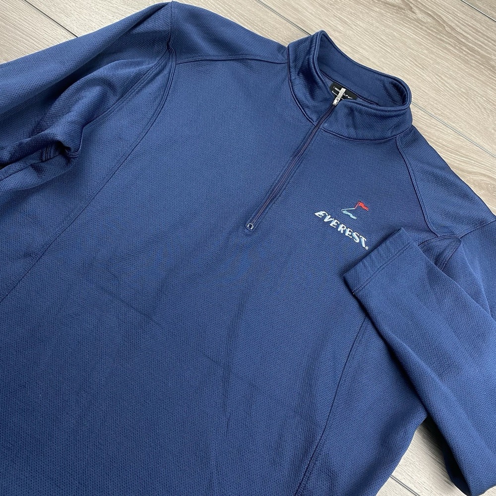 Nike‎ Golf Mens 1/4 Zip Pullover Navy Large Read